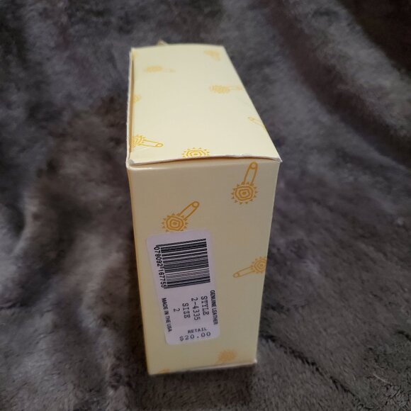 Baby Deer Babys First Sandals with Rag Wool Sock 3 Months-6 Months - Picture 9 of 9